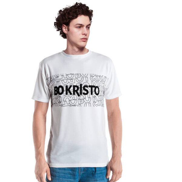 FUNKY LOGO WHITE JERSEY TEE MENS