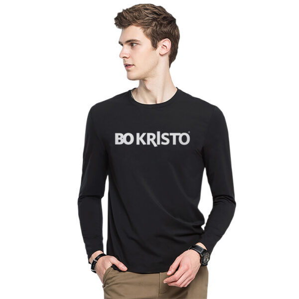 COTTON CLASSIC FIT BO KRISTO LOGO TEE