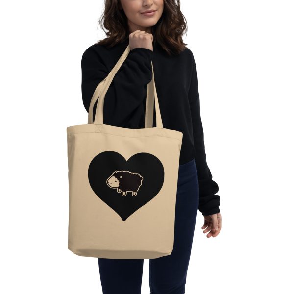 I HEART BLK SHEEP | ECO TOTE BAG WITH LOGO