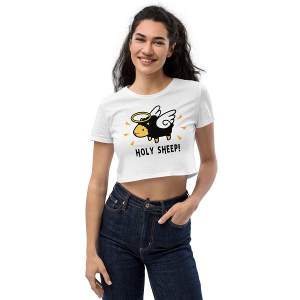 FUN HOLY SHEEP CROP TEE