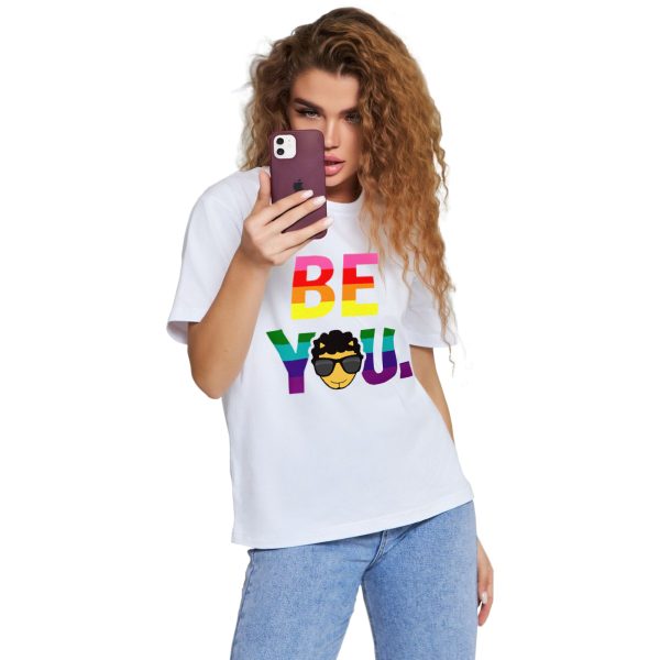 BE YOU | PRIDE | SHORT SLEEVES WHT TEE